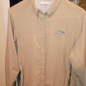 Tan Columbia shirt